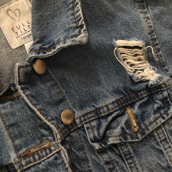 Ripped jean jacket - Picture 5 of 6